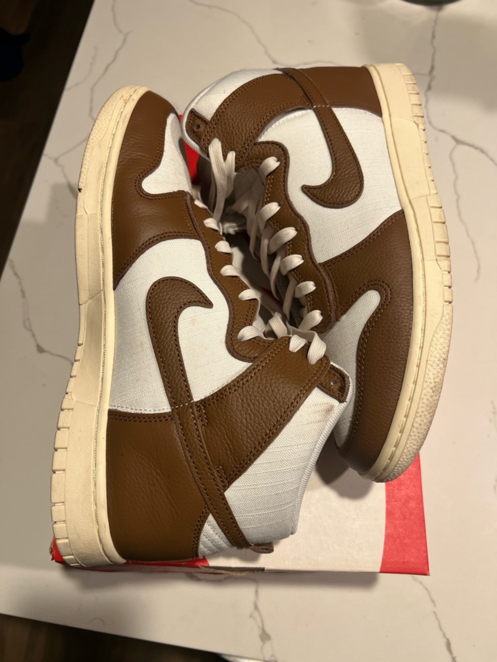Nike Dunk High Retro PRM "Pecan and Sail”